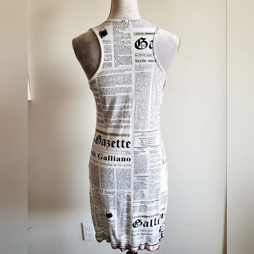 GALLIANO Racerback Dress - Picture 6 of 14